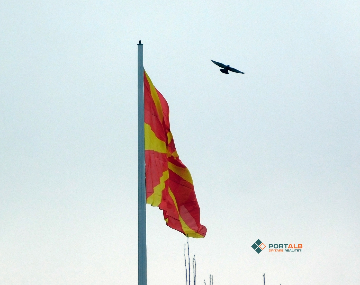 Flamuri i Maqedonisë së Veriut, foto: Suad Bajrami
