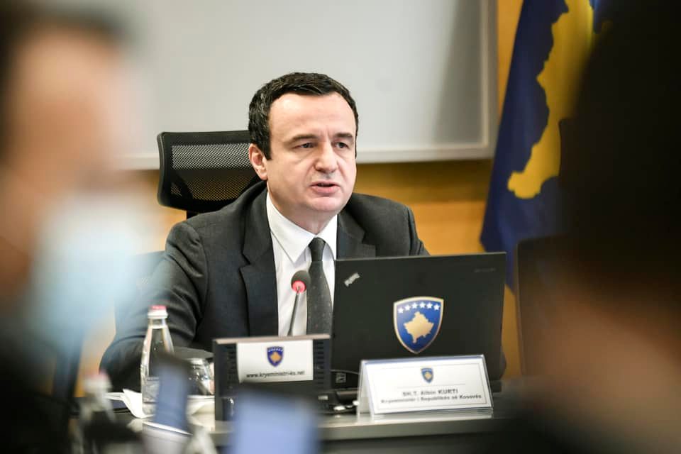 Albin Kurti. Foto: Qeveria e Kosovës