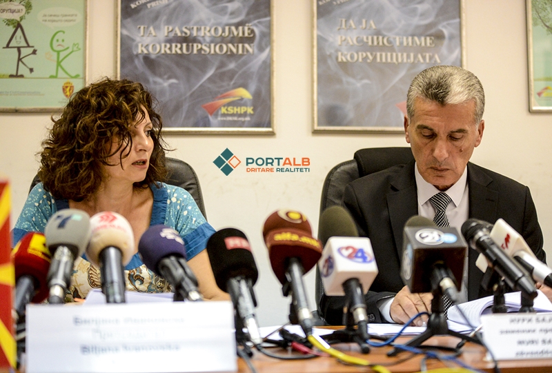 Biljana Ivanovska dhe Nuri Bajrami, anëtarë të Komisionit për Parandalimin e Korrupsionit
