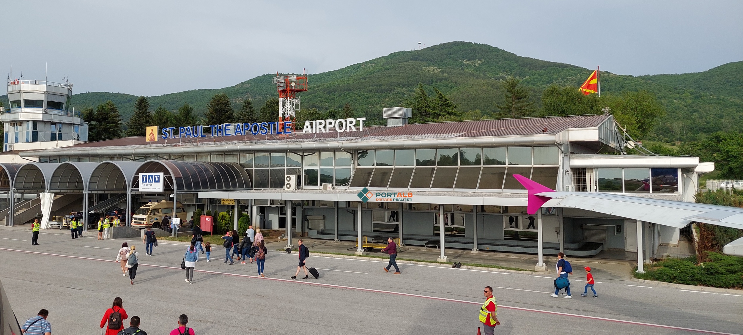 Aeroporti i Ohrit "Shën Apostoli". Foto nga Faton Curri / Portalb.mk