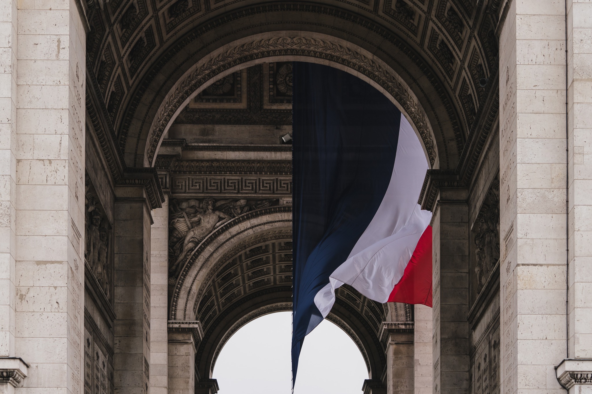 Flamuri francez. Foto nga Emmanuel Macron (facebook)