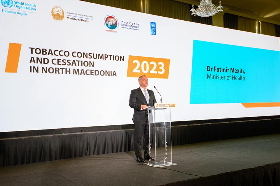 Ministri Fatmir Mexhiti në ngjarjen e "Ditës Botërore Pa Duhan"