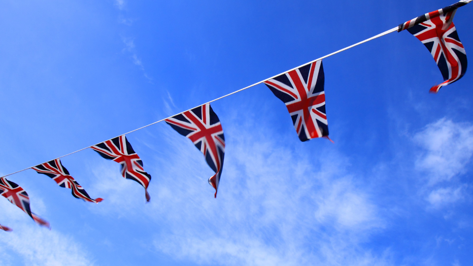 Flamuri i Britanisë së Madhe. Foto: Public Domain Pictures në Canva