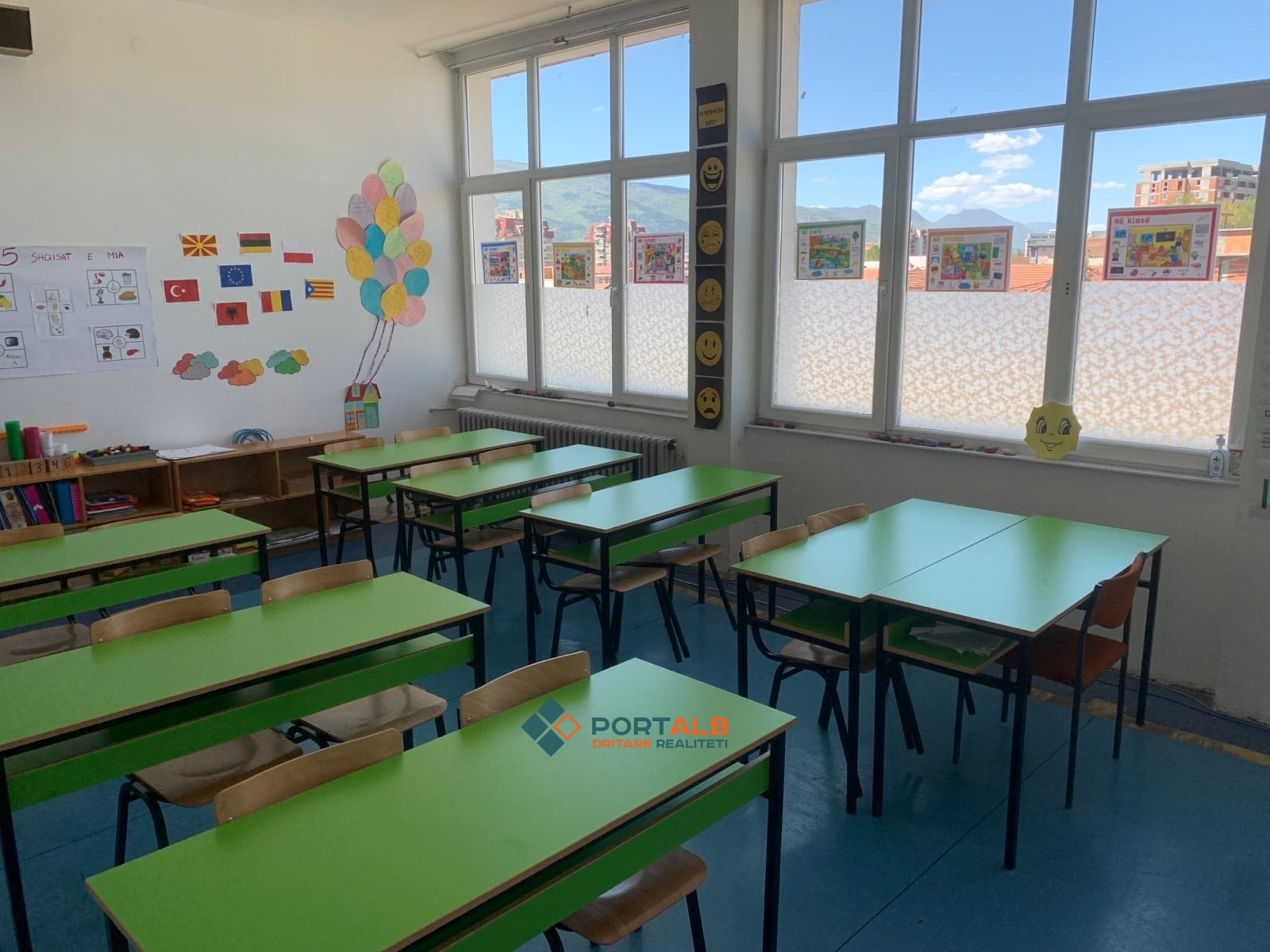 Hapësirë shkollore për zhvillimin e procesit edukativo-arsimor. Foto nga Portalb.mk