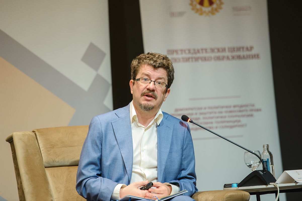 Drejtor për partneritete dhe zhvillimin e resurseve, në Fondacionin Metamorfozis, Filip Stojanovski. Foto: Vanço Xhambaski