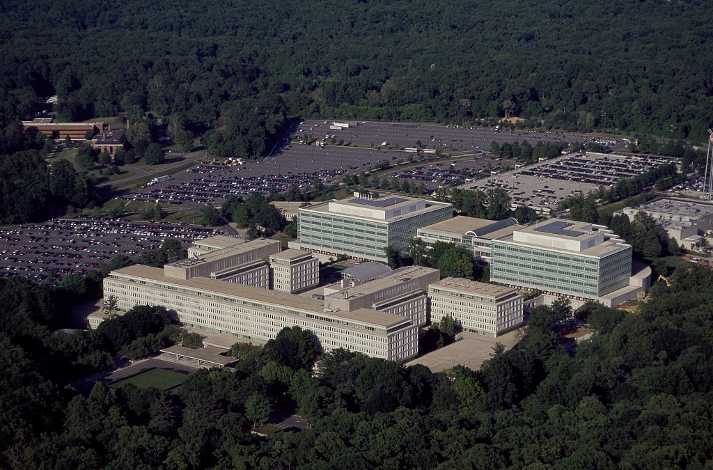 Pamje ajrore e selisë së Agjencisë Qendrore të Inteligjencës (CIA). Foto: Wikipedia.