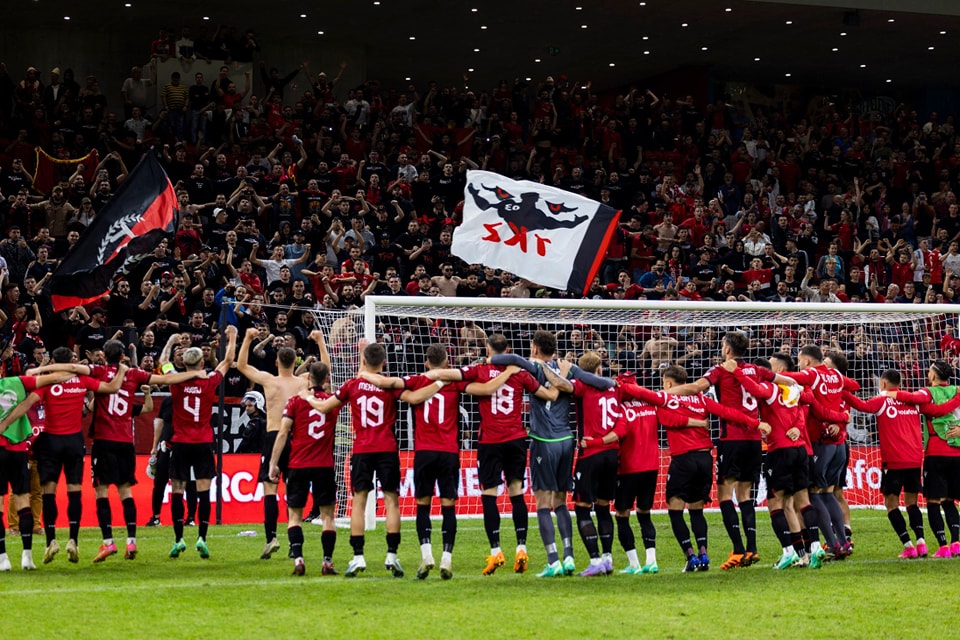 Kombëtarja e Shqipërisë në futboll. Foto nga Federata Shqiptare e Futbollit (FSHF)