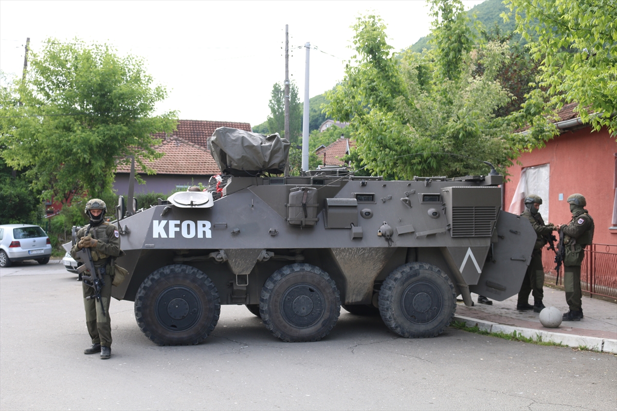 KFOR-i në Zveçan të Kosovës, foto nga Erkin Keçi, Anadolu Agency