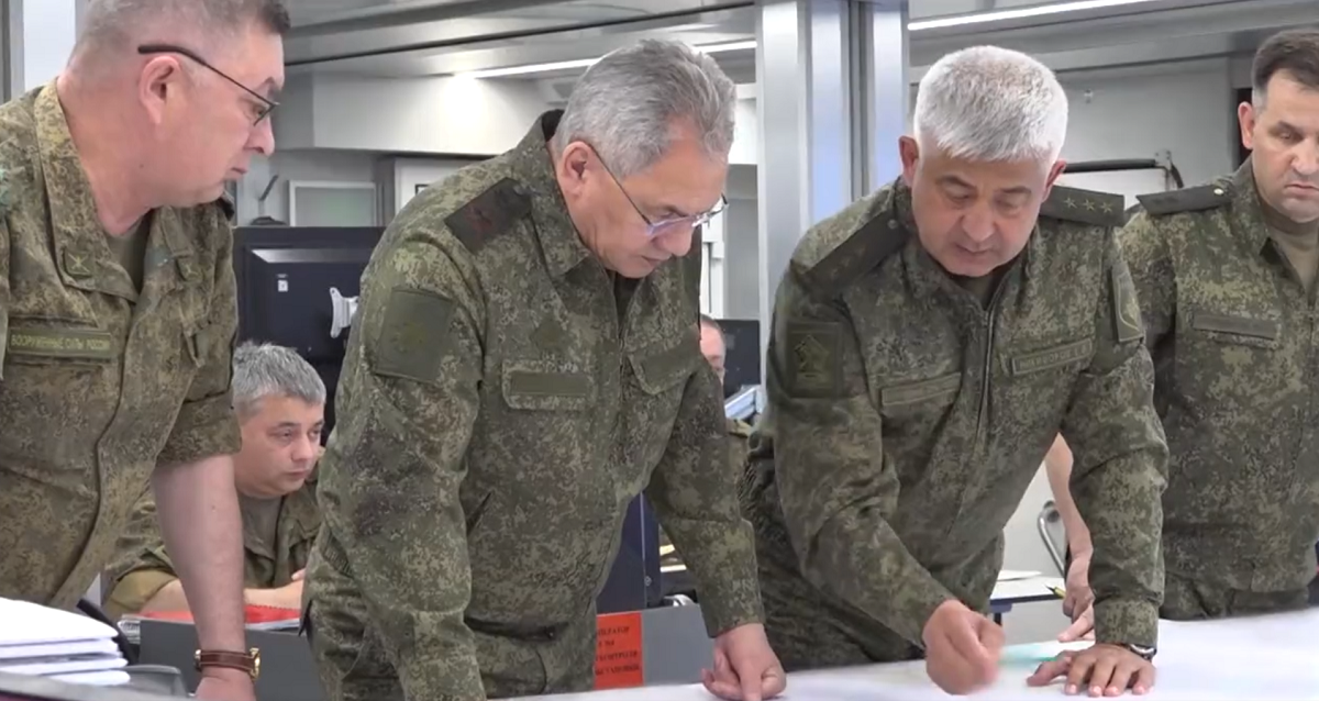 Ministri rus i Mbrojtjes Sergei Shoigu. Foto printscreen nga një video e Ministrisë ruse të Mbrojtjes