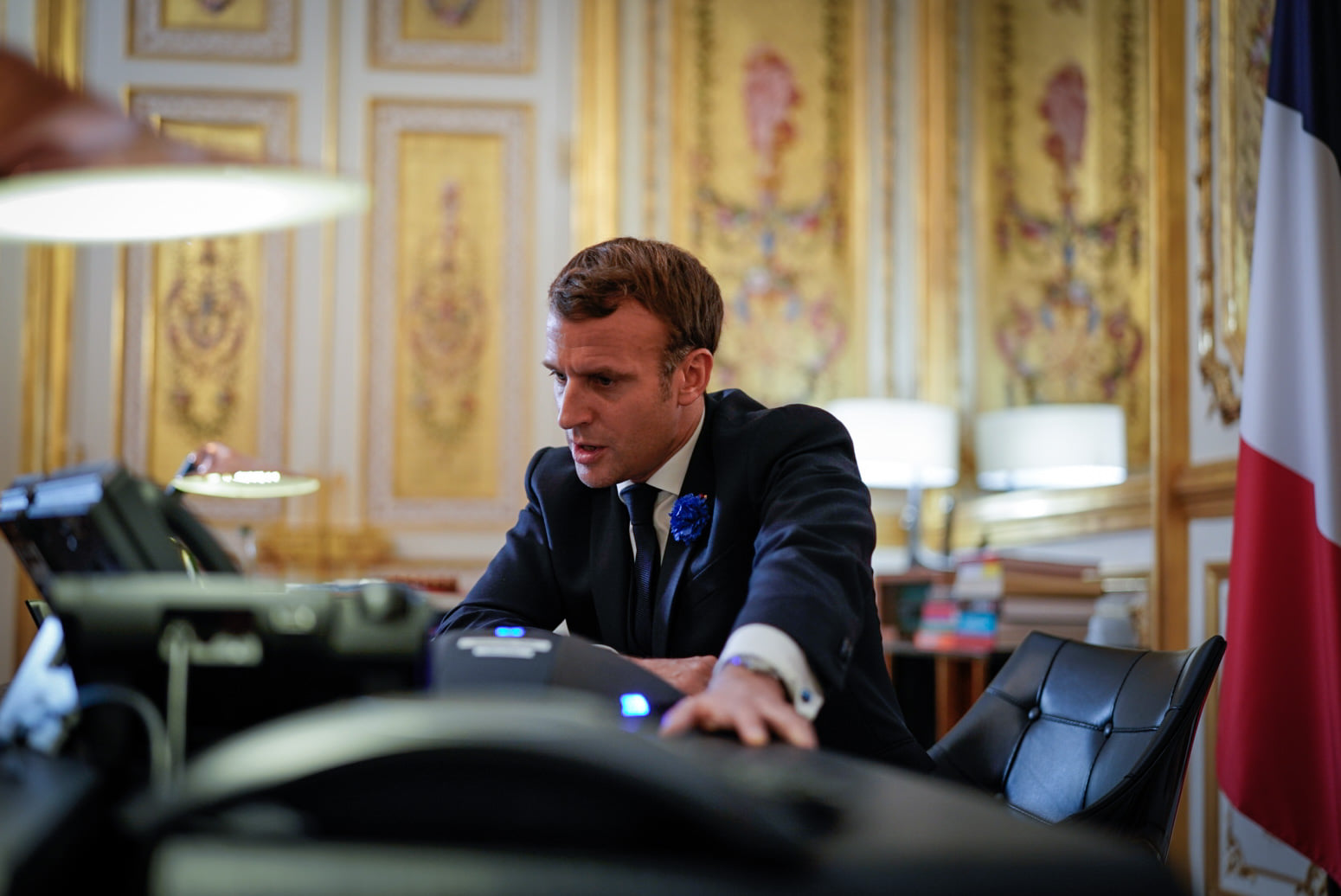 Emmanuel Macron, foto nga profili i tij në Facebook