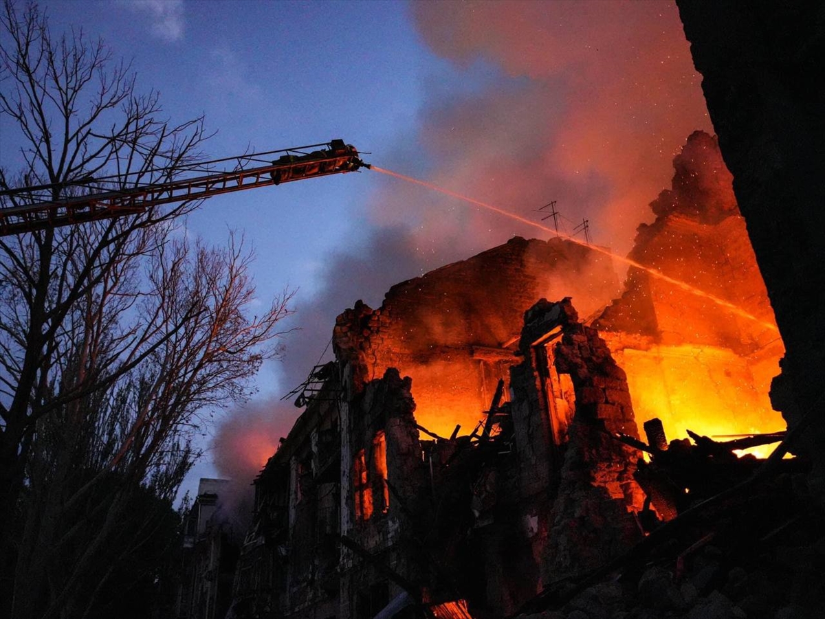 Pamje nga lufta në Ukrainë, foto nga Anadolu Agency
