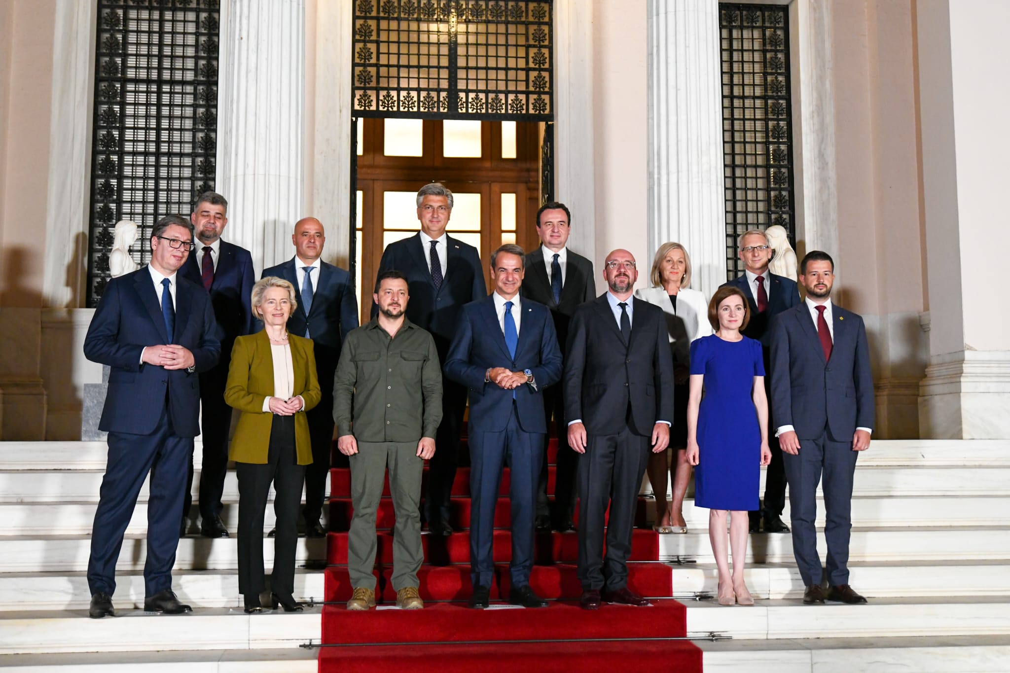 Darka e liderëve të Ballkanit Perëndimor dhe BE-së, i pranishëm edhe Zelenski. Foto: Qeveria e RMV-së