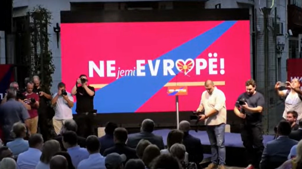 Fushata "Ne jemi Europë", foto: Printscreen nga kanali në Youtube i Qeverisë së RMV-së