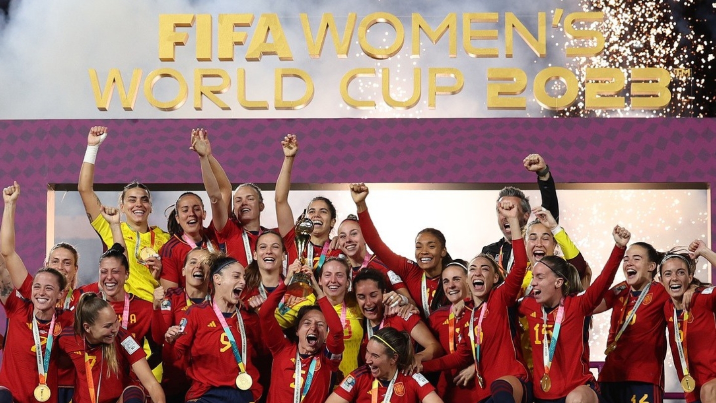 Spanja shkroi historinë, për herë të parë fituese e Kupës së Botës për vajza në futboll. Foto: Profili zyrtar i FIFA-s në Facebook