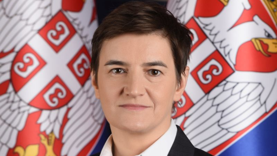 Ana Bërnabiq - kryeministre e Serbisë. Foto: Ueb-faqja e Qeverisë së Serbisë
