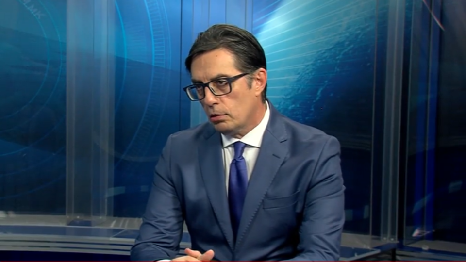 Presidenti i RMV-së - Stevo Pendarovski. Foto: Printscreen nga TV Sitel