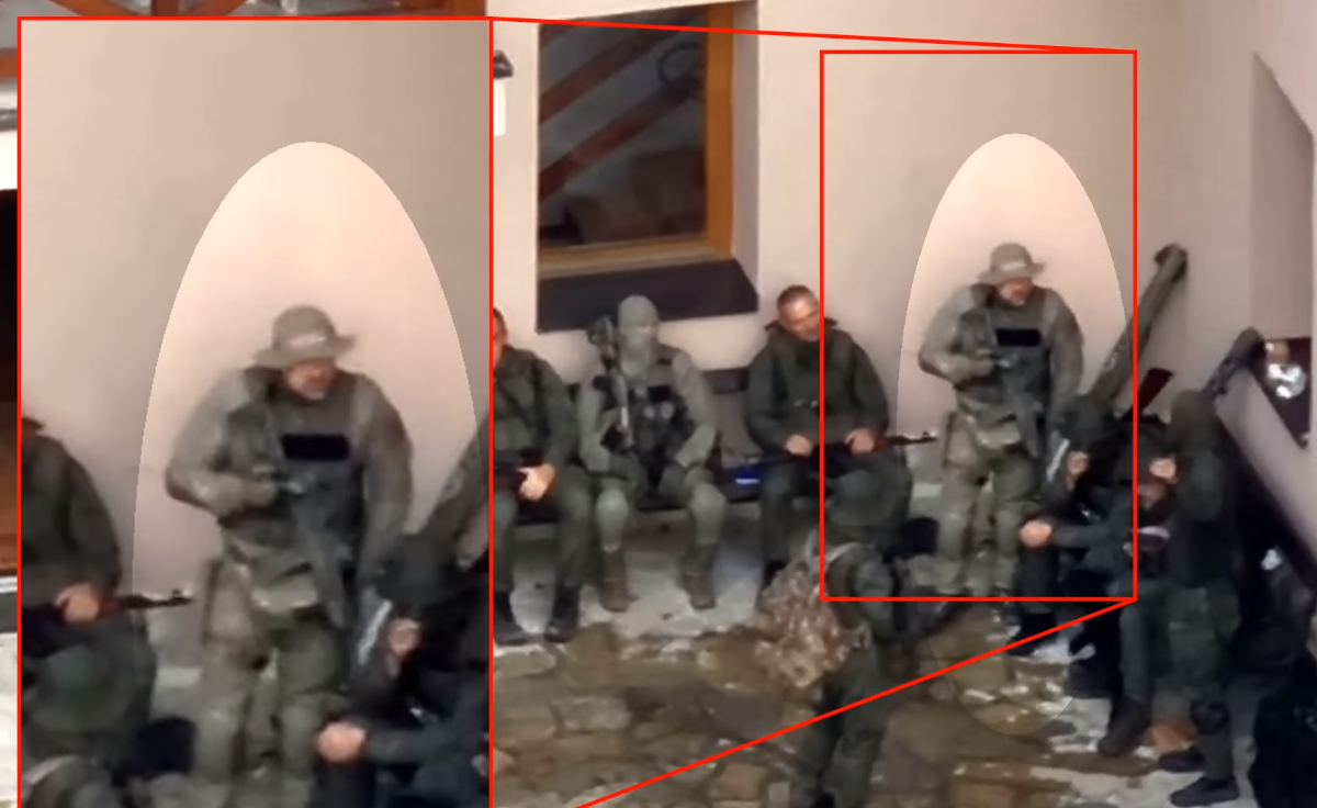 Millan Radoiçiq i përfshirë në grupin terrorist në veriun e Kosovës. Printscreen nga videoja e publikuar nga Ministri i Brendshëm i Kosovës Xhelal Sveçla