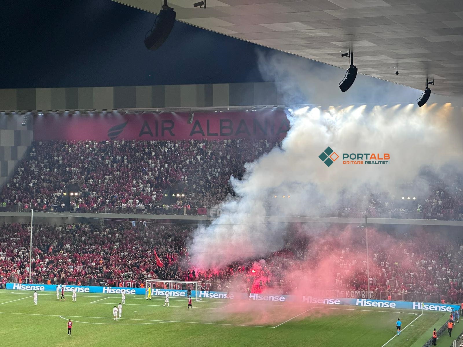 Kombëtarja e Shqipërisë në futboll. Foto nga Portalb.mk