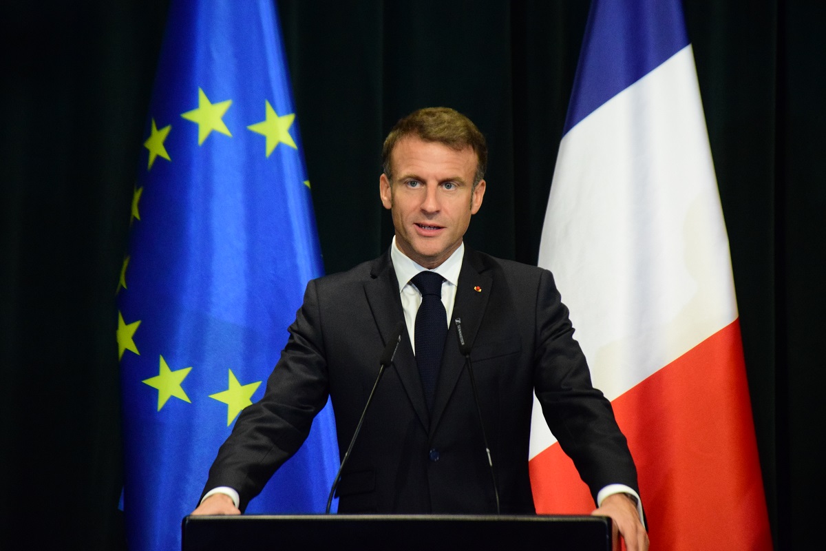 Emmanuel Macron. Foto nga Olsi Shehu/AA
