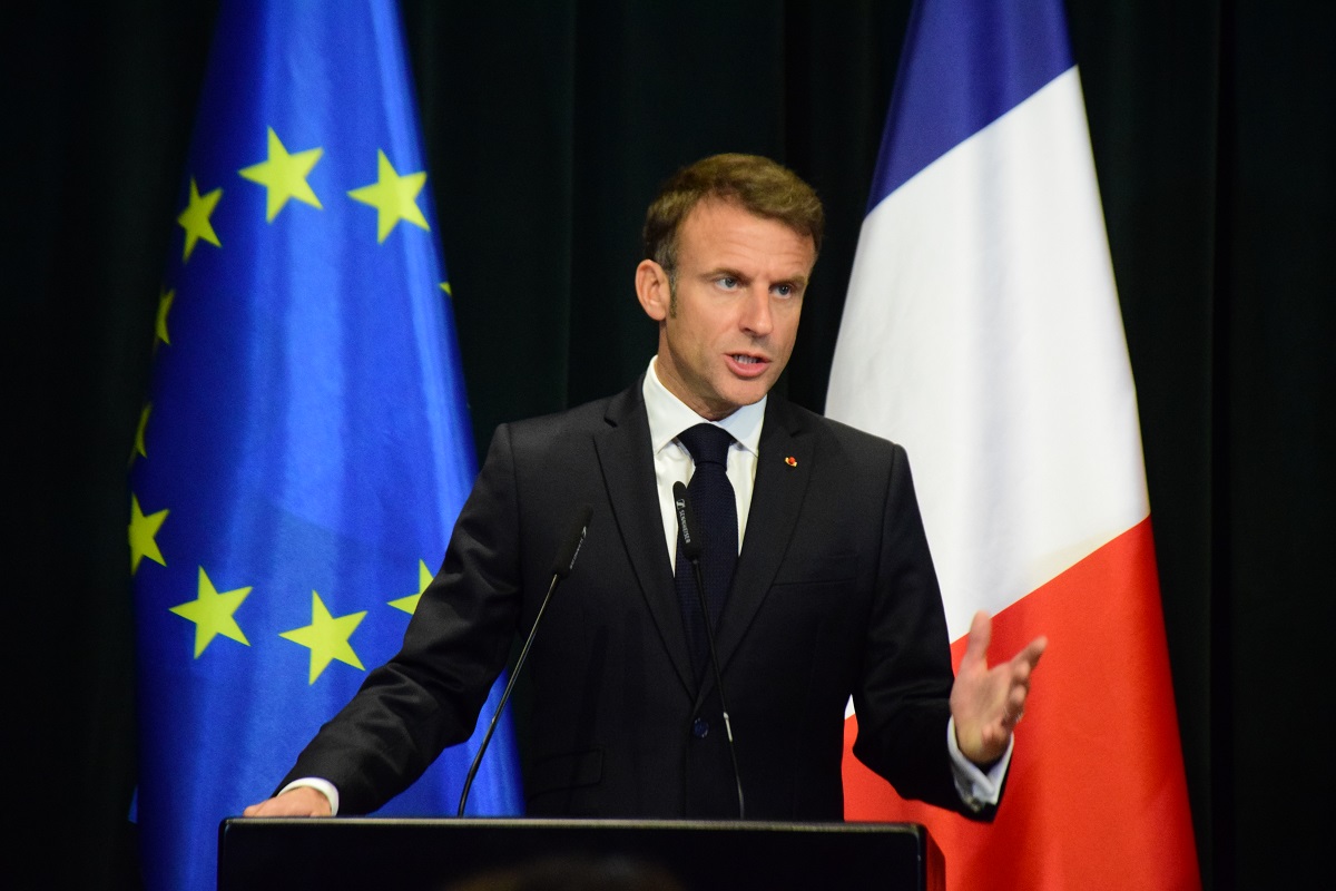 Emmanuel Macron. Foto nga Olsi Shehu/AA