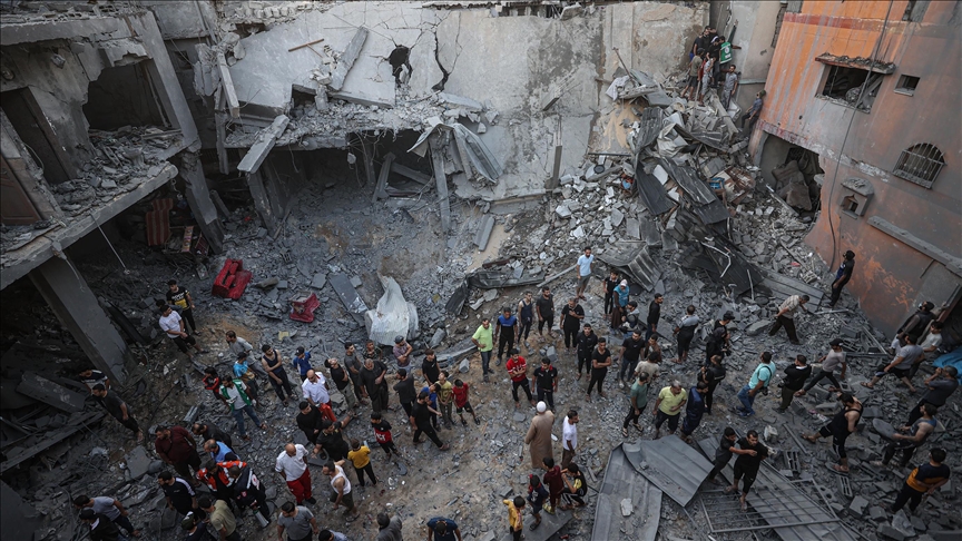Civilët në Palestinë. Foto: Anadolu Agency