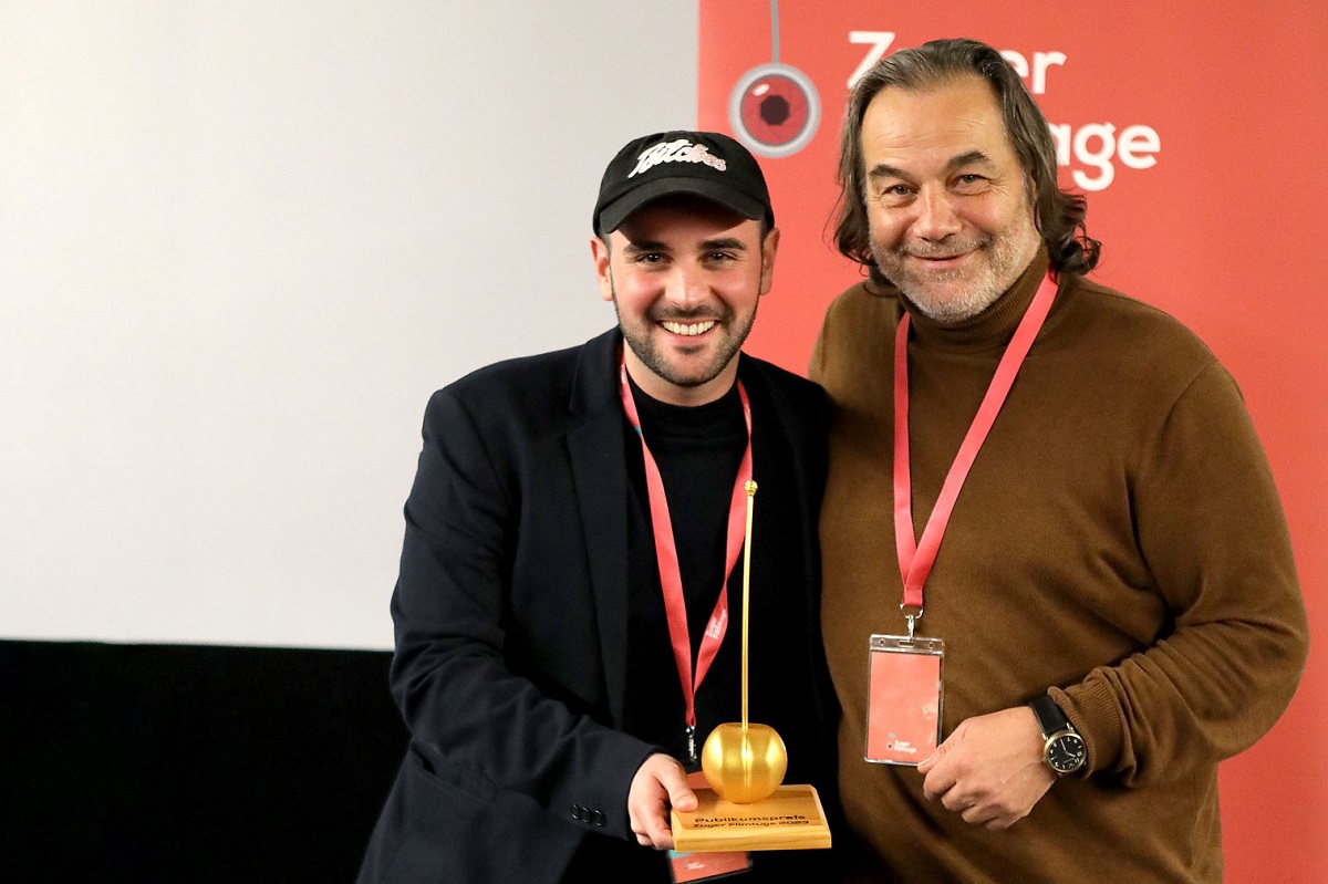 Filmi "Ninullë" u nderua me tre çmime në festivalin e filmit "Zuger Filmtage". Foto nga profili i Adnan Asllani në Facebook