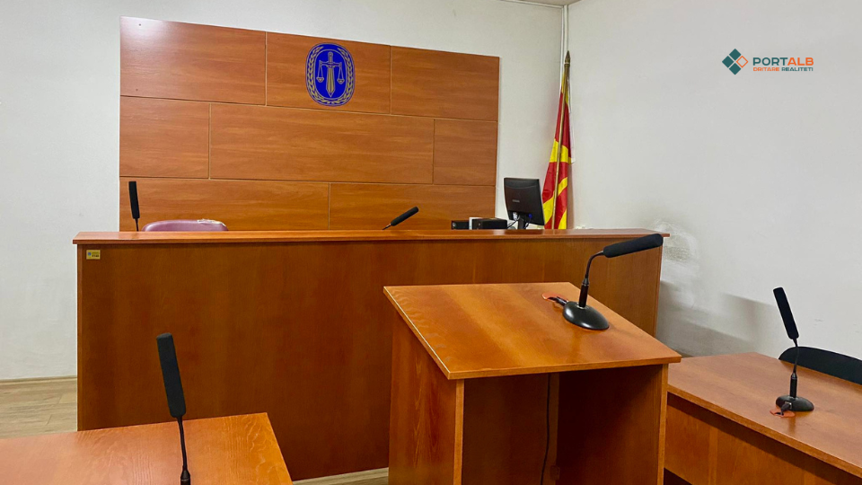 Sallë gjykimi në Gjykatën Themelore të Tetovës. Foto: Fisnik Xhelili/Portalb.mk