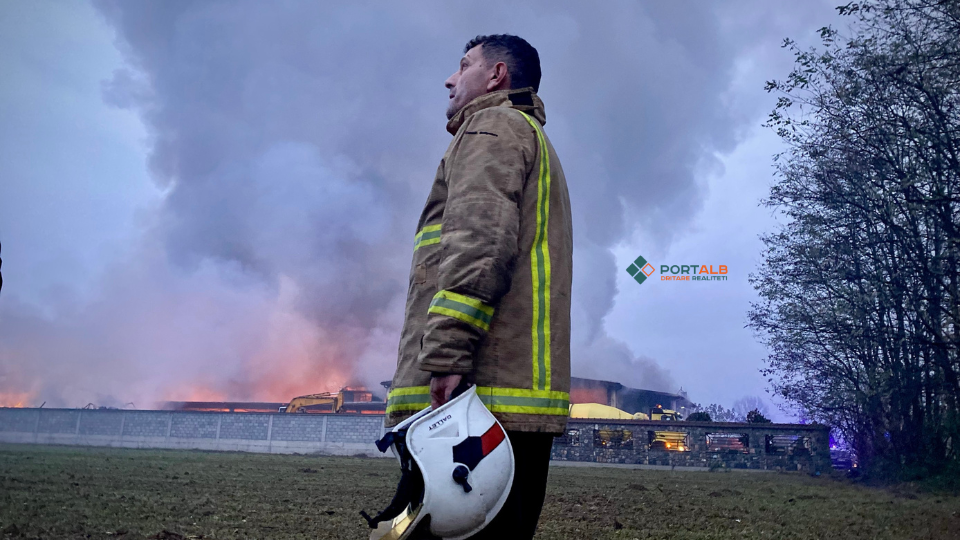 Komandanti i zjarrfikësve të Tetovës, Avni Ameti. Foto: Fisnik Xhelili/Portalb.mk