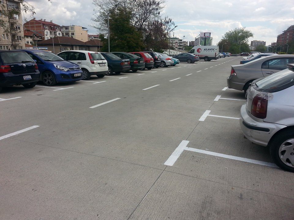 Parking. Foto: NP Parkingjet në Komunën Qendër/Facebook