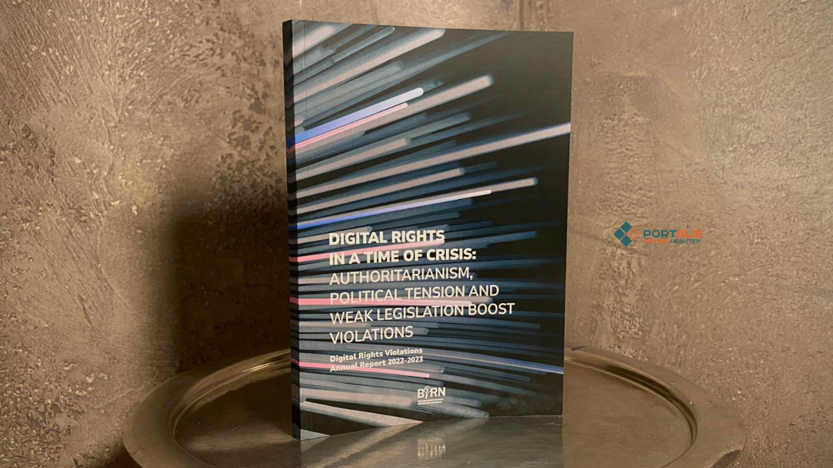 Raporti vjetor për shkeljet e të drejtave digjitale 2022-2023 nga BIRN “Të drejtat digjitale në kohë krize: Autoritarizmi, tensioni politik dhe legjislacioni i dobët nxisin shkeljet”. Foto: Fisnik Xhelili/Portalb.mk