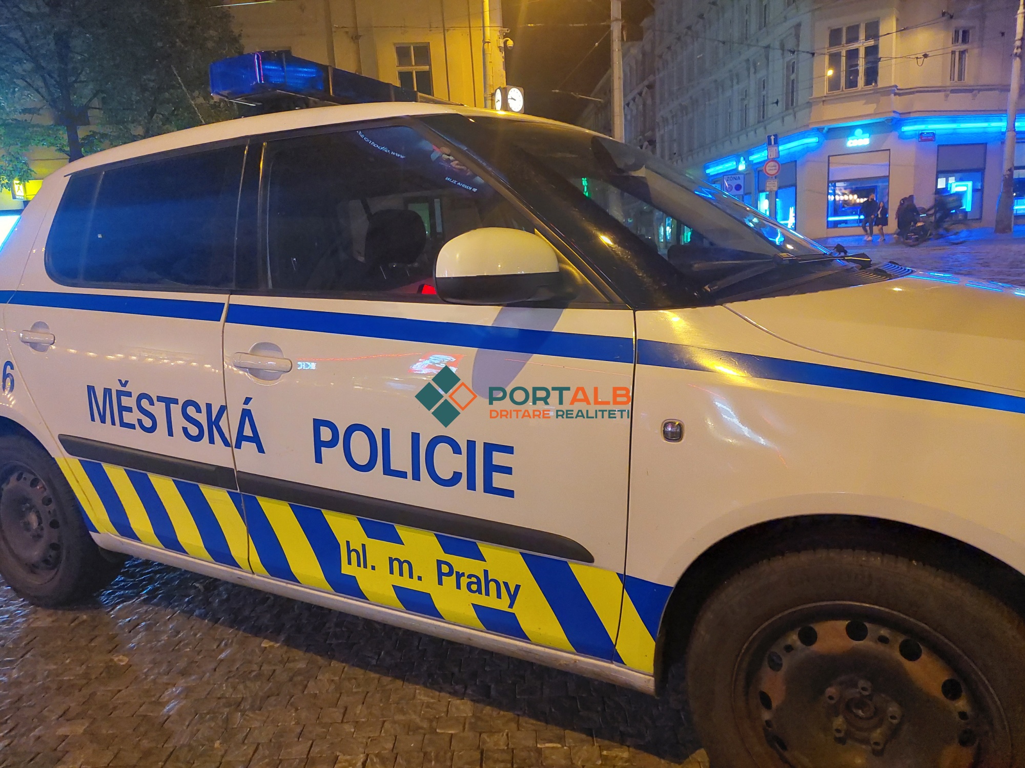 Policia në Çeki. Foto nga Faton Curri - Portalb.mk