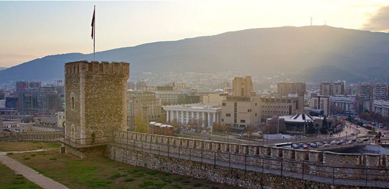 Shkupi. Foto printscreen nga raporti për transparencën i IRI-t