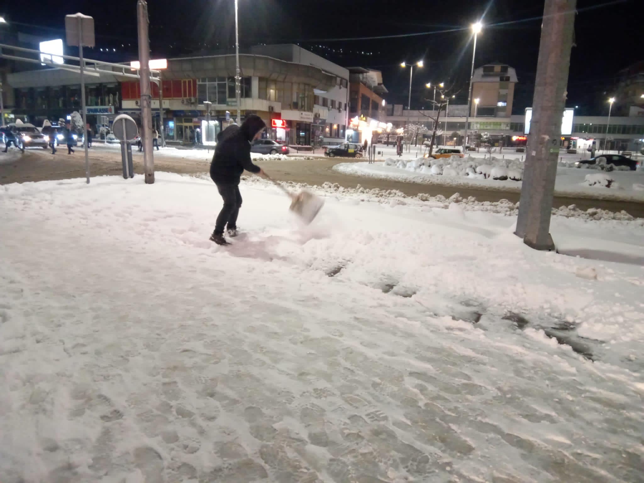 Bora në Tetovë. Foto: Komuna e Tetovës