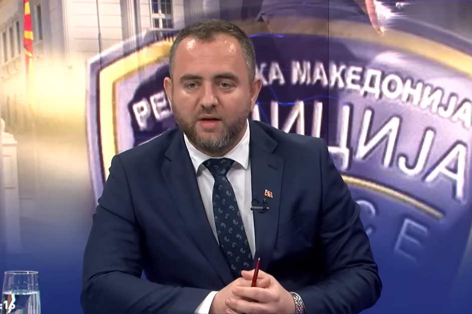 Pançe Toshkovski, ministër i MPB-së në Qeverinë teknike. Foto printscreen nga video e TV Sitel