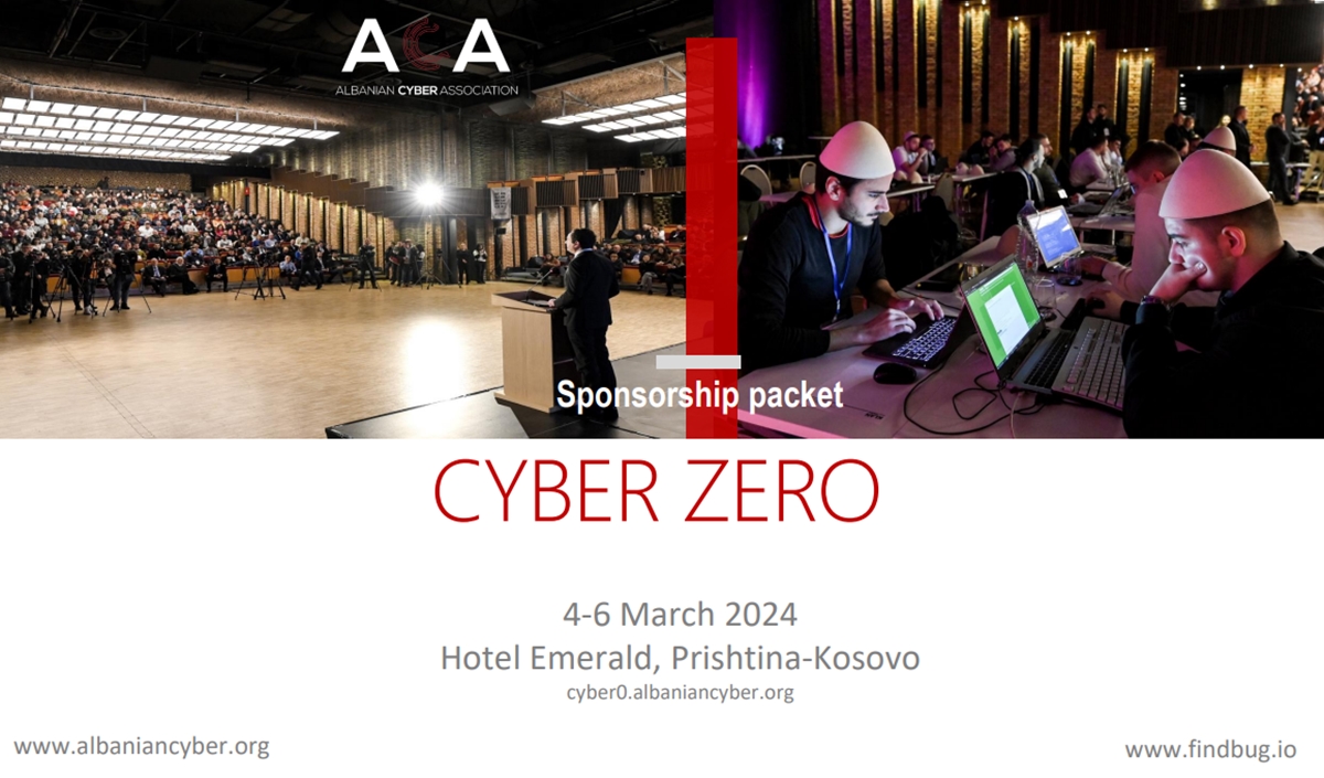 Konferenca për siguri kibernetike “Cyber Zero”