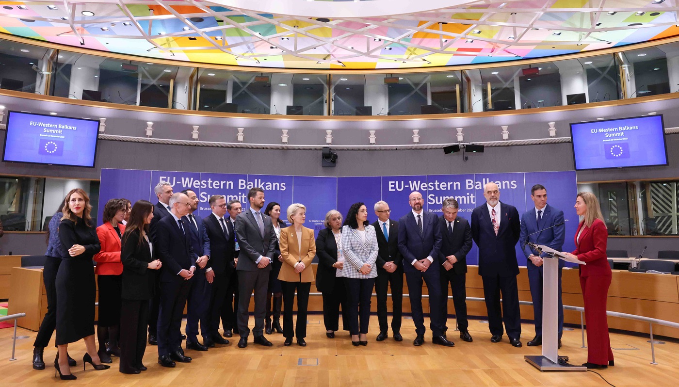 Udhëheqësit e shteteve të Ballkanit Perëndimor, foto nga Këshilli i Bashkimit Evropian