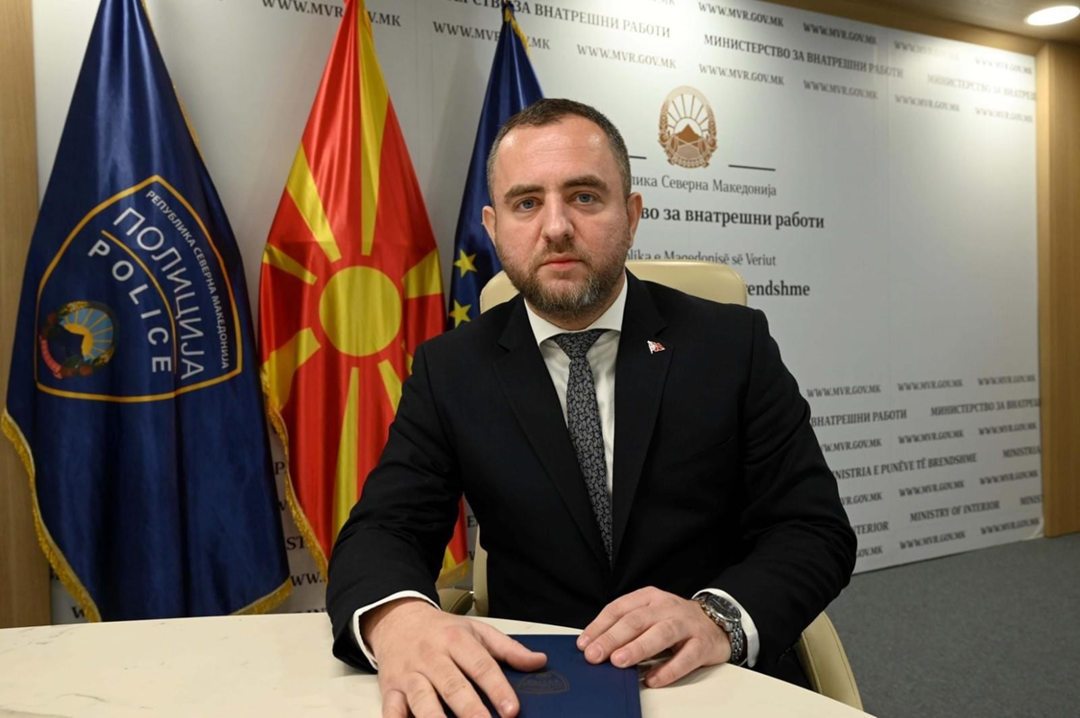 Ministri teknik i Punëve të Brendshme të Maqedonisë së Veriut, Pançe Toshkovski, foto nga MPB