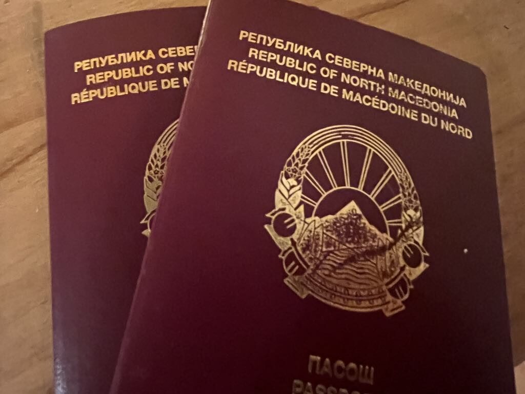 Pasaporta e Maqedonisë së Veriut. Foto: Meta.mk