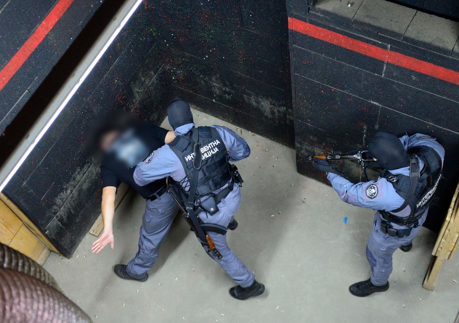 Arrestim, foto nga Ministria e Punëve të Brendshme, RMV