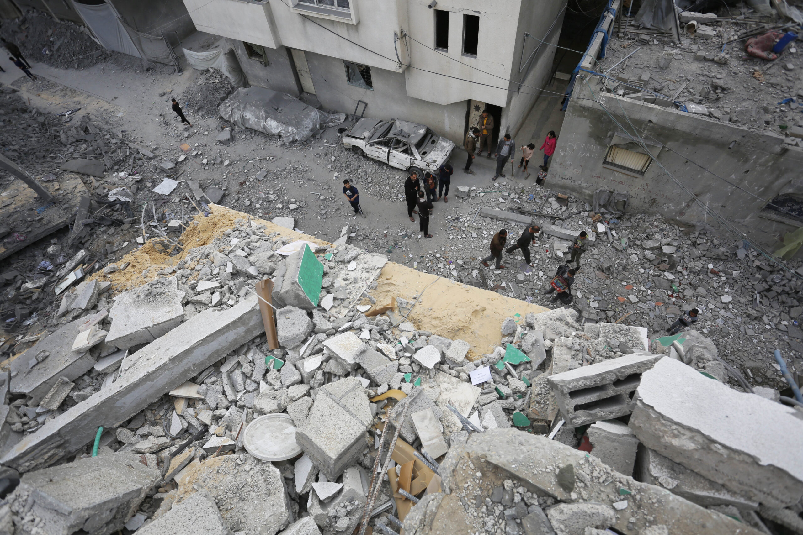 Pamje nga Palestina pas sulmeve izraelite. Foto: Anadolu Agency