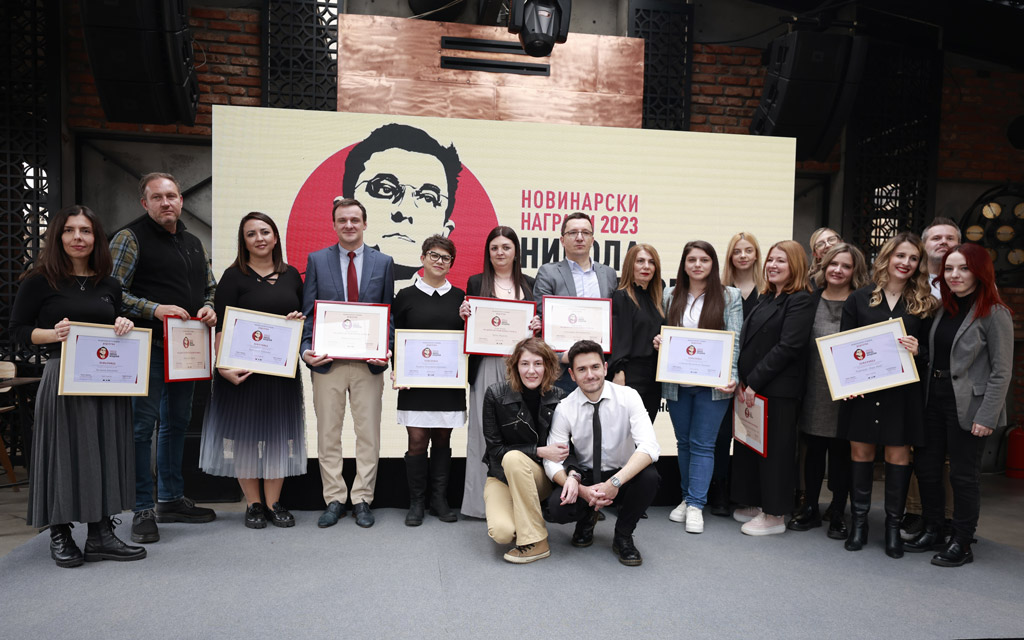 U ndanë çmimet për gazetarët “Nikolla Mlladenov”. Foto: IMM