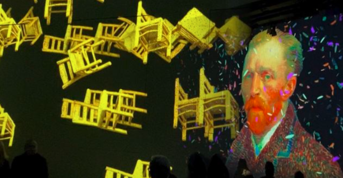 Pikturat e Van Gogh në Korçë, Foto: Printscreen nga video