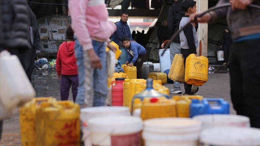 Mungesë uji në Gaza. Foto: AA