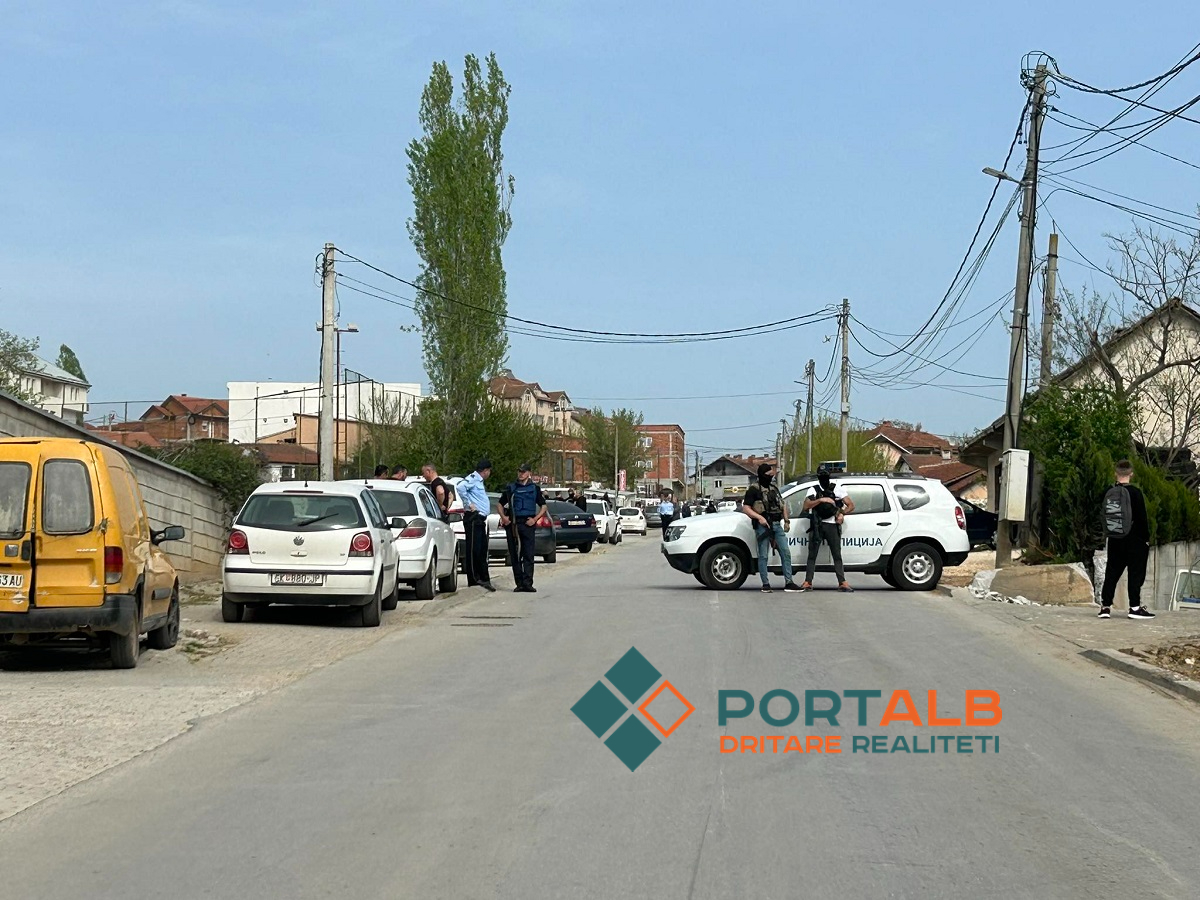 Incident në Haraçinë, policia. Foto: Teuta Buçi/Portalb.mk