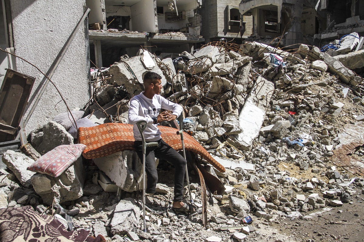 Gaza, Palestinezët që jetojnë në Beit Lahia vazhdojnë jetën e tyre të përditshme mes sulmeve izraelite. Foto: Mahmoud Issa/ Anadolu Agency