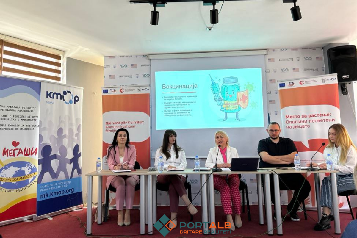 Gostivar, Konferenca Lokale: Komunat kushtuar Fëmijëve. Foto nga Portalb.mk