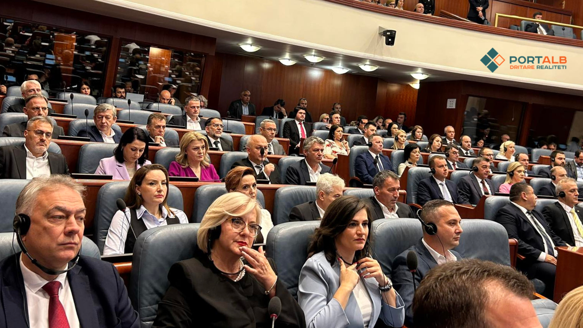 Seanca konstitutive e Kuvendit të RMV-së pas zgjedhjeve parlamentare 2024. Foto: Tetuta Buçi/Portalb.mk