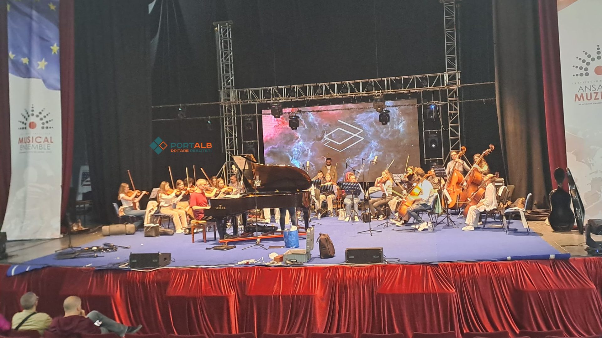 Ansambli Muzikor i Tetovës, në prova gjenerale për koncertin e parë. Foto: Xhemazije Rizvani/Portalb.mk