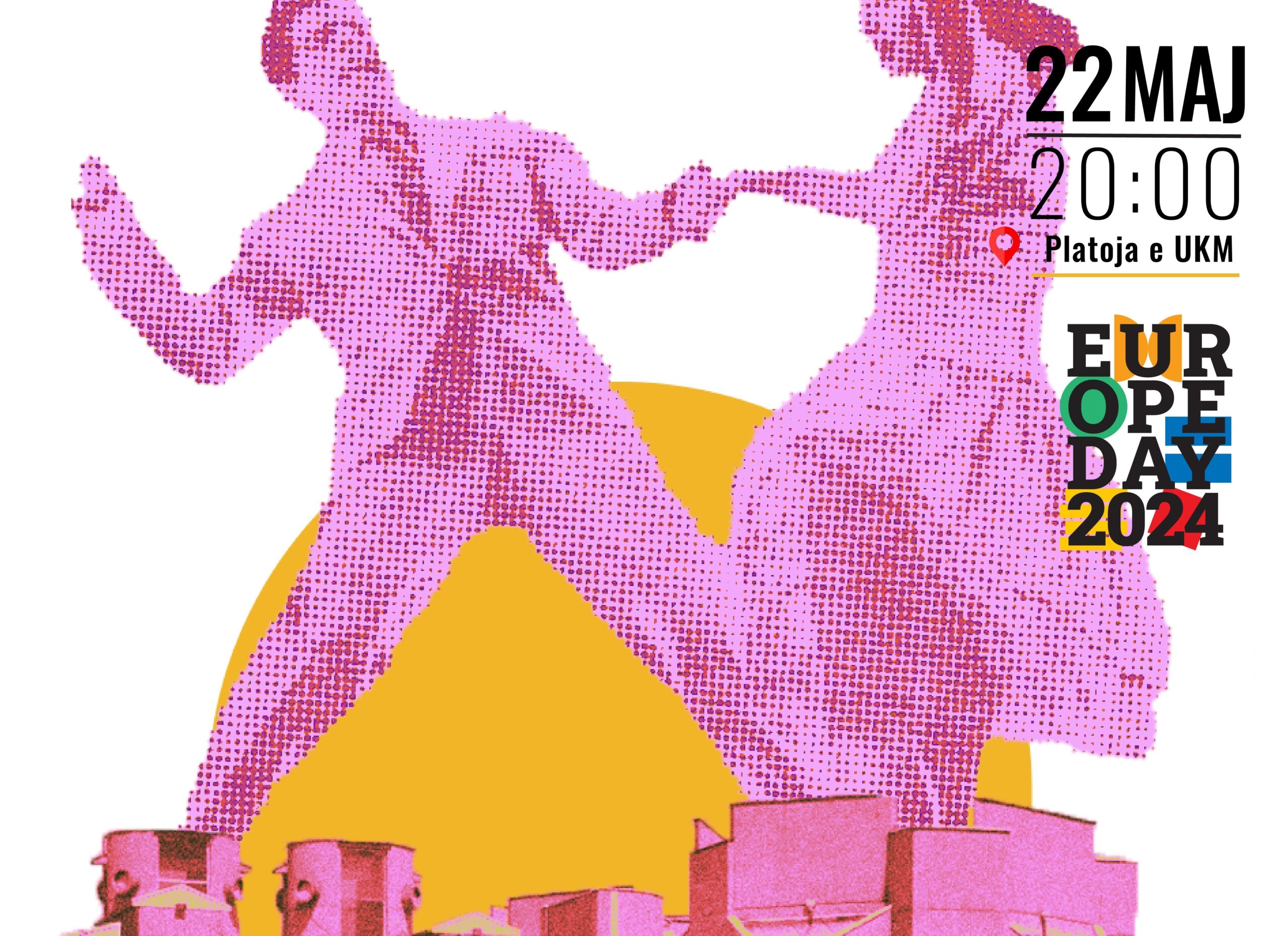 Afishe lidhur me koncertin në UKM me rastin e Ditës së Evropës. Foto: Europe House