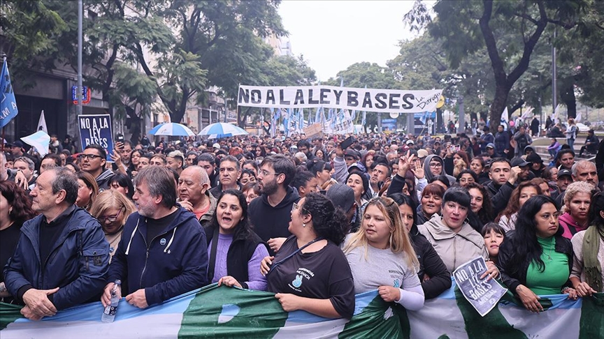 Protesta në Argjentinë. Foto: Agjencia Andadollu (AA)